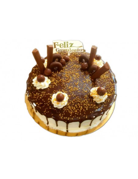 Tarta de chocolate y nata