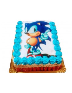 Tarta con oblea personalizada